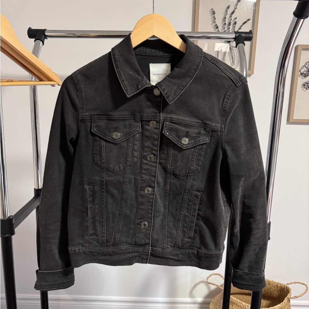 Dynamite Black Denim Jacket